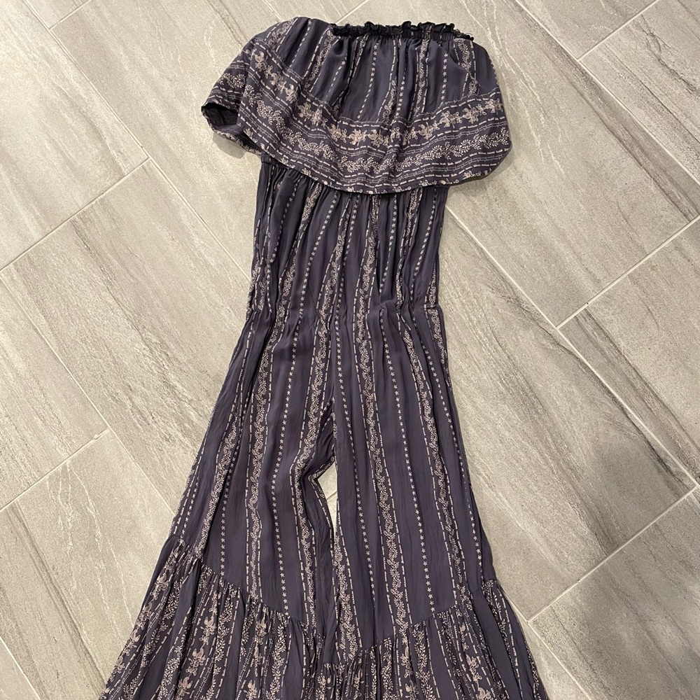 Boho Strapless Jumpsuit